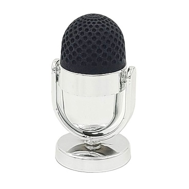 Точилка Brunnen Микрофон, с ластиком, 4 х 7 см Серебряный - 8
